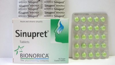 سينوبريت Sinupret – اقراص لعلاج اضطرابات الجهاز التنفسي – شبكة سيناء