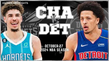 Charlotte Hornets vs Detroit Pistons Full Game Highlights  Oct 27  2024 NBA Season