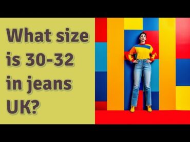 What size is 3032 in jeans UK?