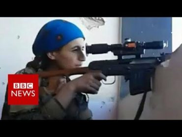 Female Kurdish sniper cheats death at hands of IS BBC News