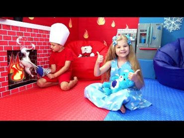Diana and Roma Play in New Room  Collection of videos for children