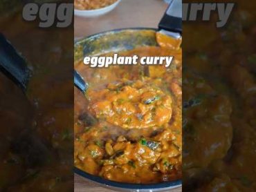 Inspired by a Sri Lankan eggplant curry 🍛