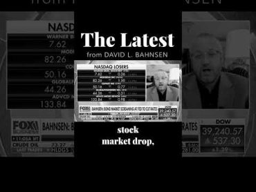 David L. Bahnsen tells why the Fed won&39;t do an emergency cut based on recent market drop.