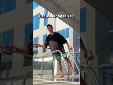 English or Spanish? Whoever moves first is gay  Credit: @akaalexd via ig memes trending viral